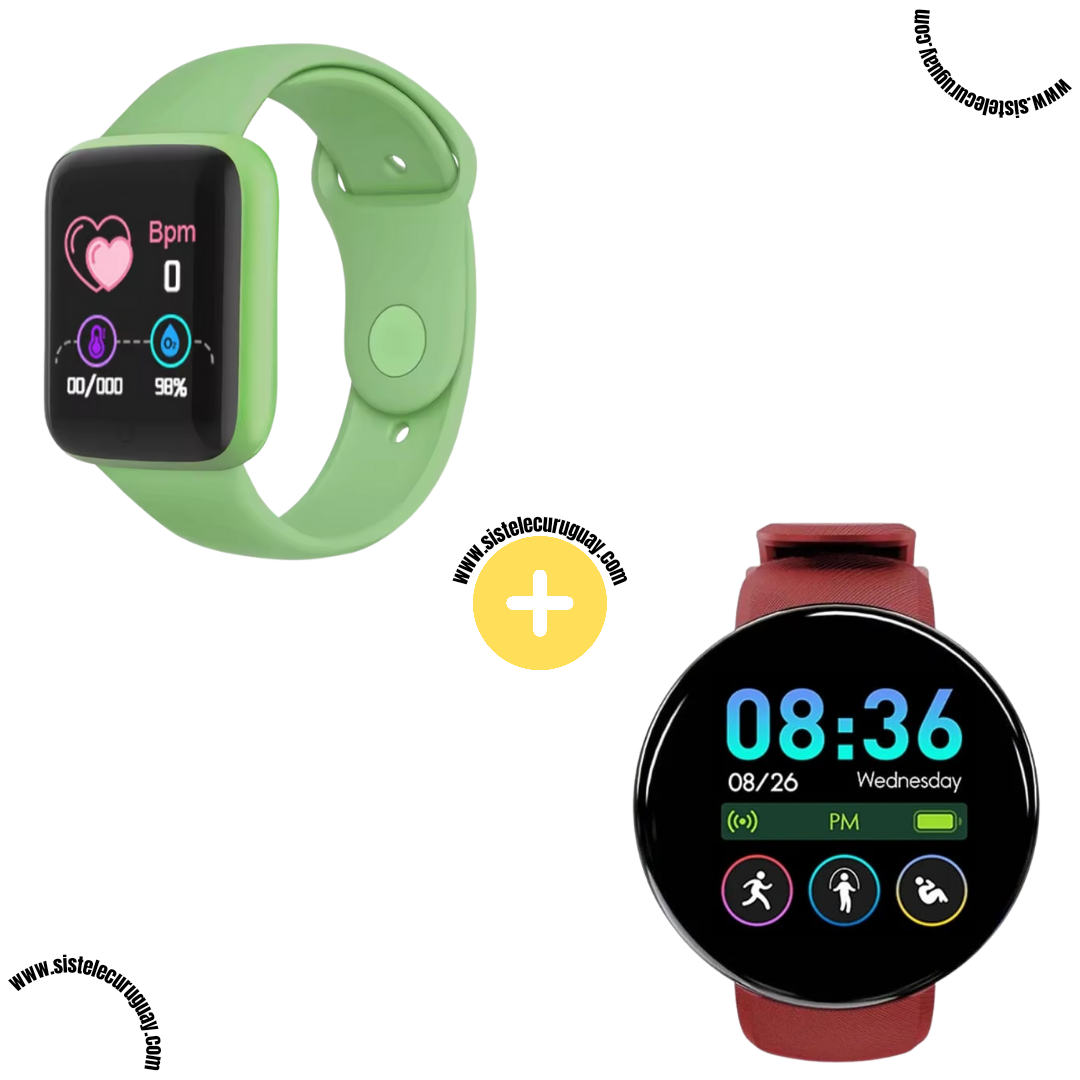 Smart Bracelet D20 PRO + Smart Bracelet Circular