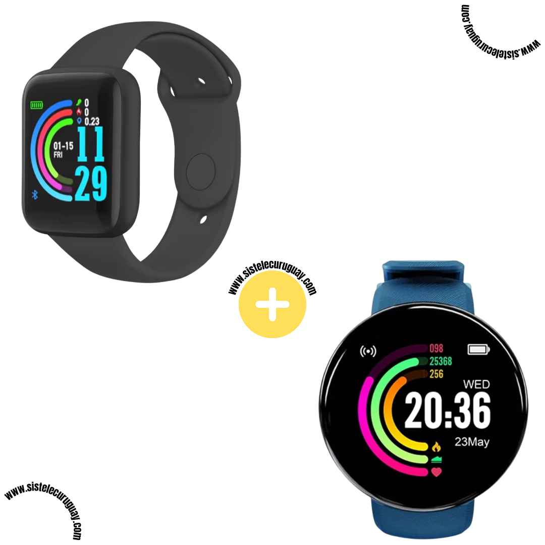 Smart Bracelet D20 PRO + Smart Bracelet Circular