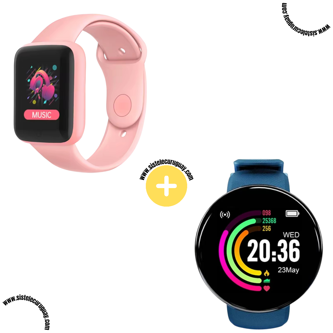 Smart Bracelet D20 PRO + Smart Bracelet Circular