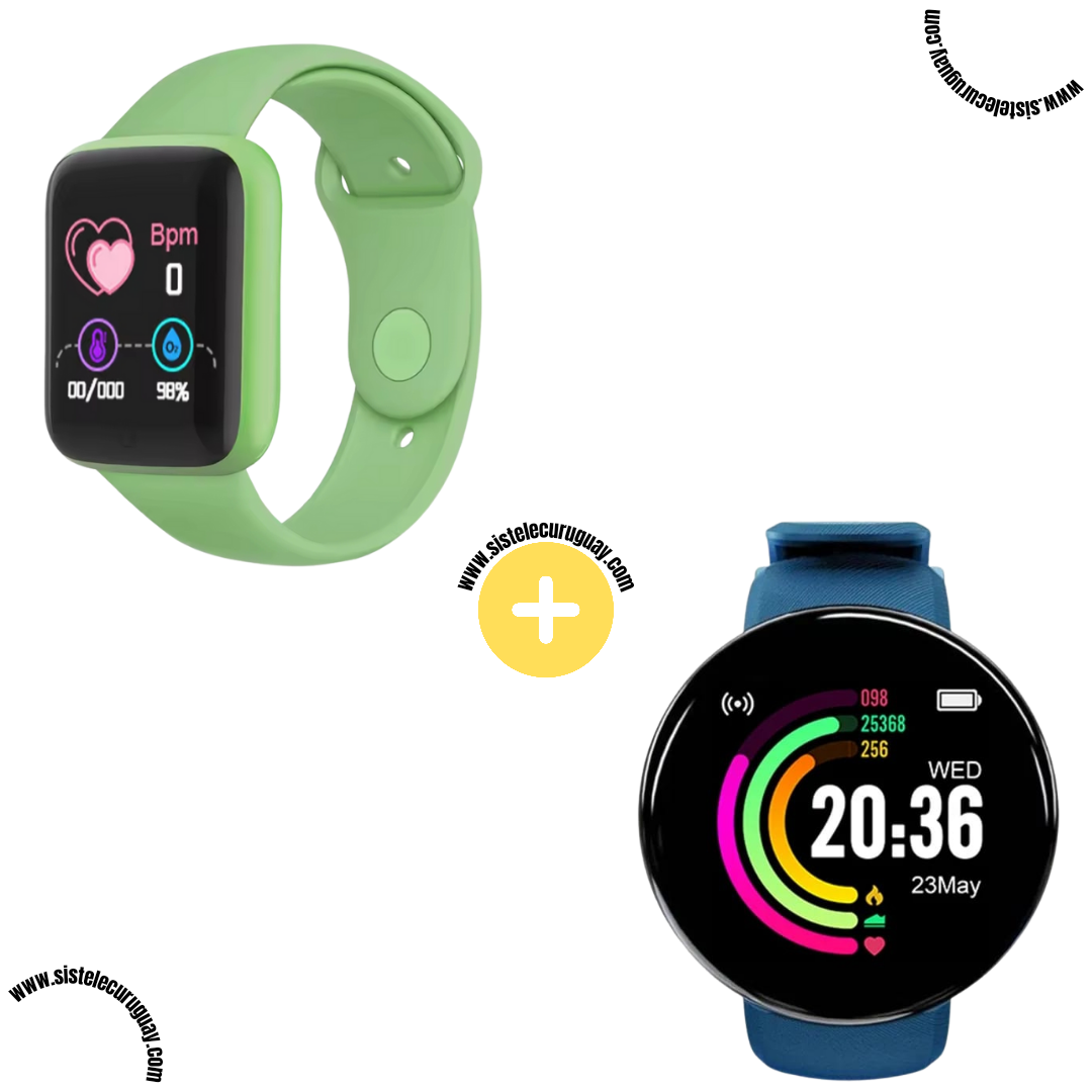 Smart Bracelet D20 PRO + Smart Bracelet Circular