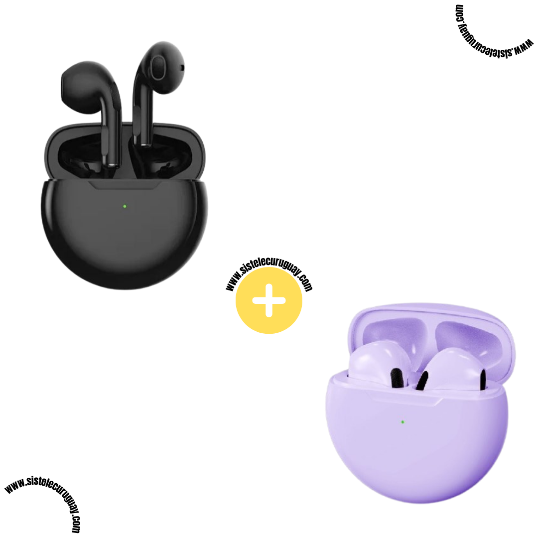 2 Auriculares Inalámbricos PRO6