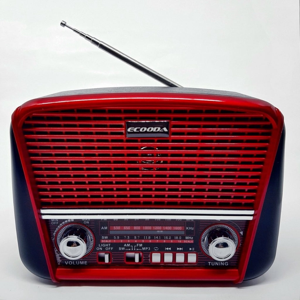 Radio retro Ec008 Am/Fm Usb, Bluetooth