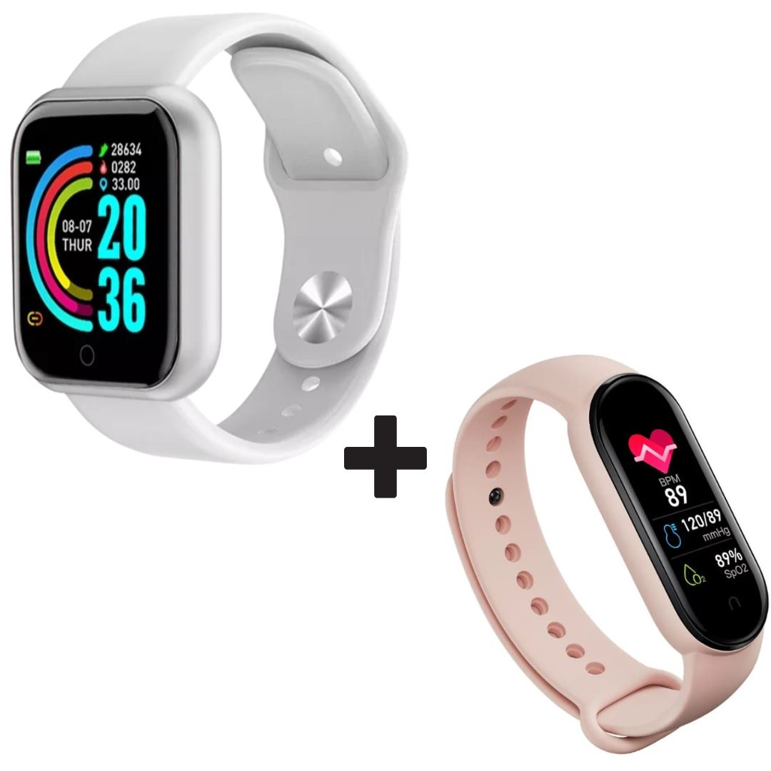 Smart Bracelet D20 PRO Pulsera Inteligente M7 PR0 rosa SISTELEC
